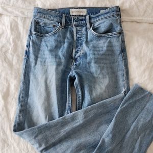 Denim Forum Yoko High Rise Slim Aritzia 27